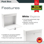 Elegance Wall Mounted Galvanised Steel Lockable Weatherproof