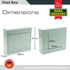 Elegance Wall Mounted Galvanised Steel Lockable Weatherproof