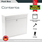 Elegance Wall Mounted Galvanised Steel Lockable Weatherproof