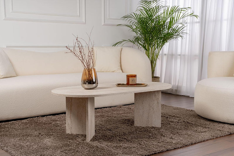 Elegant Coffee Table Travertine Colour 119 X 39.8