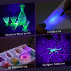 Eletorot UV Torch LED Light Flashlight Ultraviolet 395nm
