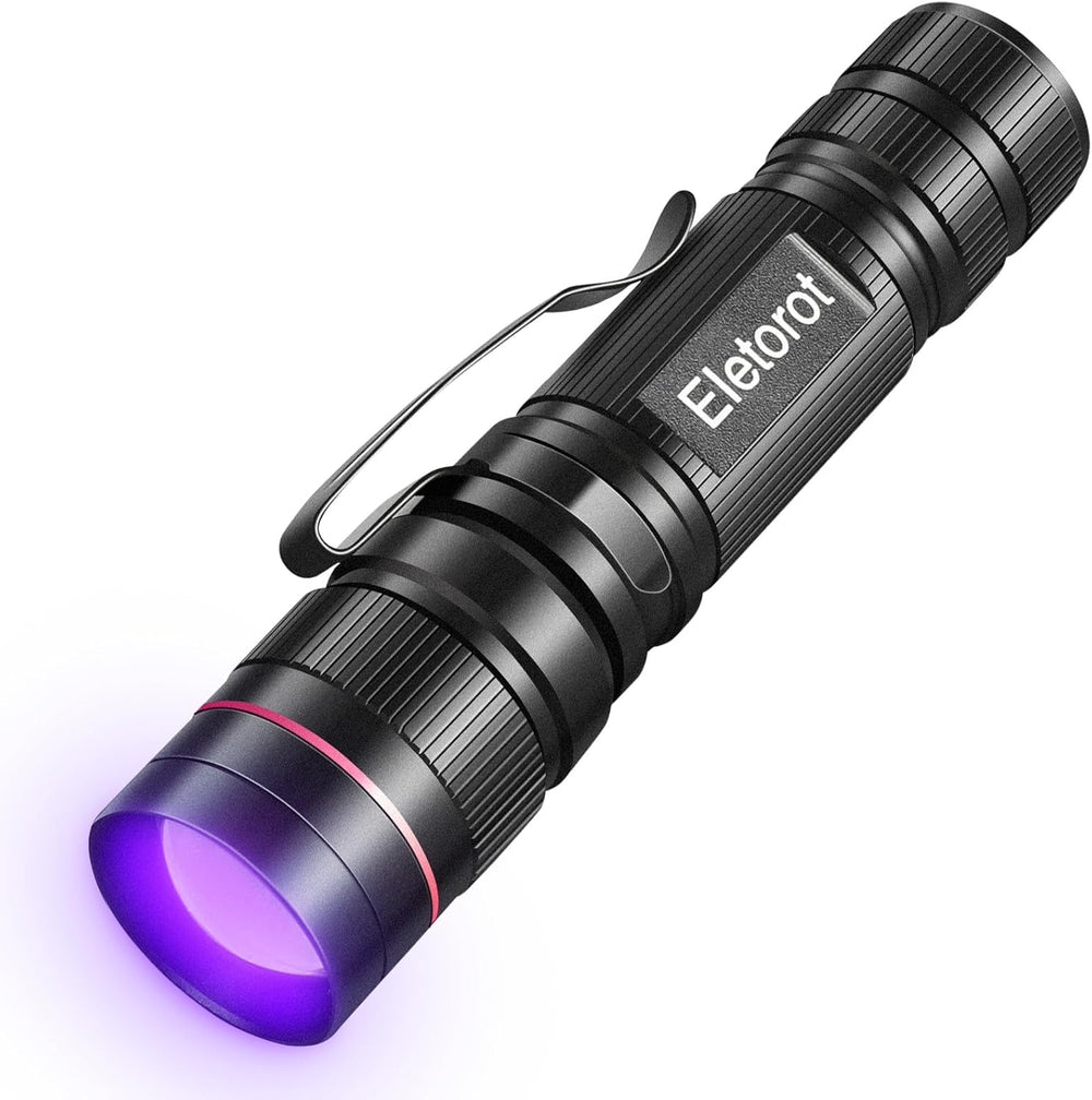 Eletorot UV Torch LED Light Flashlight Ultraviolet 395nm