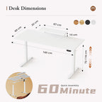 Eletric Height Adjustable Desk Movable Monitorstand