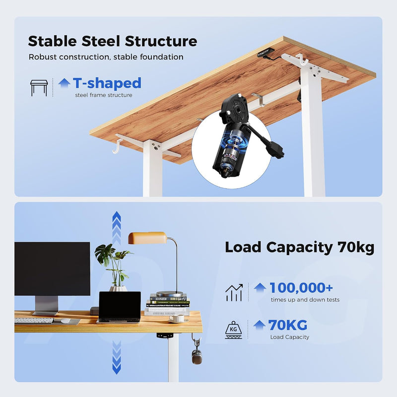 Electric Standing Desk 2 Memory Buttons