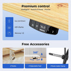 Electric Standing Desk 2 Memory Buttons