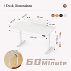 Eletric Height Adjustable Desk Movable Monitorstand
