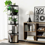Rotating Bookshelf Small Corner for Space 360 Display