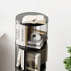 Rotating Bookshelf Small Corner for Space 360 Display