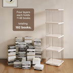 Rotating Bookshelf Small Corner for Space 360 Display