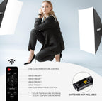 Emart Softbox Lighting Kit 2-Packs 50x70CM Soft Box