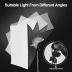 Emart Softbox Lighting Kit 2-Packs 50x70CM Soft Box