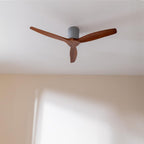 Energysilence Aero Whitewood Ceiling Fan with Light