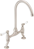 Enki Astbury Deck Mounted Brushed Nickel Kitchen Sink
