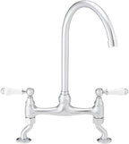 Enki Astbury Deck Mounted Brushed Nickel Kitchen Sink