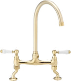 Enki Astbury Deck Mounted Brushed Nickel Kitchen Sink