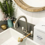 Enki Dorchester Brushed Nickel Dual Flow Kitchen Sink