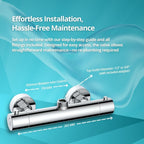 Enki Dune T33 Chrome Thermostatic Shower Mixer Bar