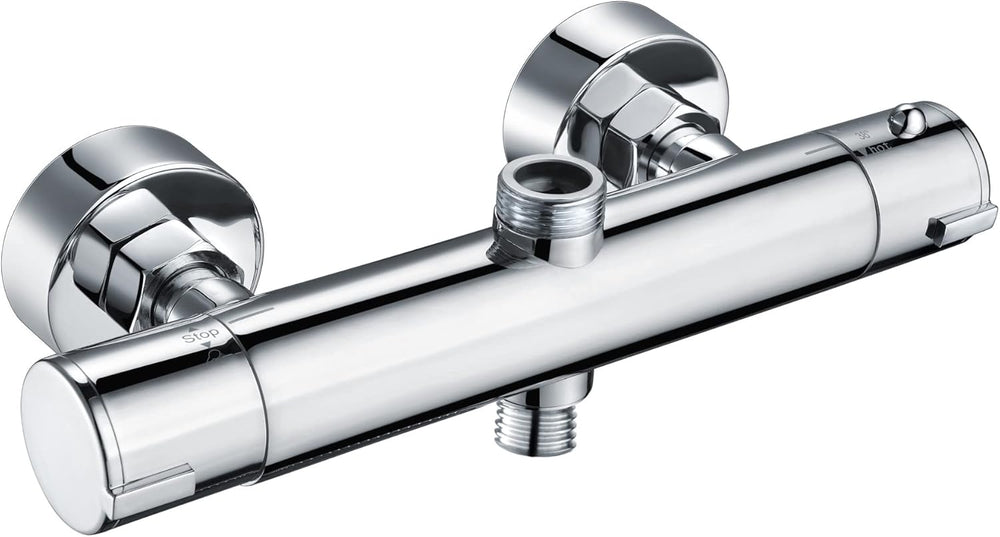 Enki Dune T33 Chrome Thermostatic Shower Mixer Bar