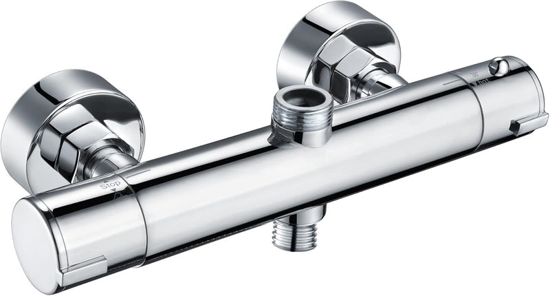 T33 Chrome Thermostatic Shower Mixer Bar Valve