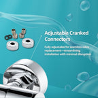 Enki Dune T33 Chrome Thermostatic Shower Mixer Bar
