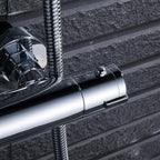 Enki Dune T33 Chrome Thermostatic Shower Mixer Bar