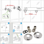 Enki Luna T30 Wall Mounted Valve 1 2"