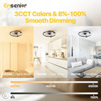 Ensenior Ceiling Fans with Lights and Remote