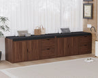 Entryway Bench with Storage 100CM Padded Cushioned