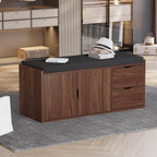 Entryway Bench with Storage 100CM Padded Cushioned