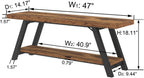 Entryway Bench with Storage Industrial Wood Metal