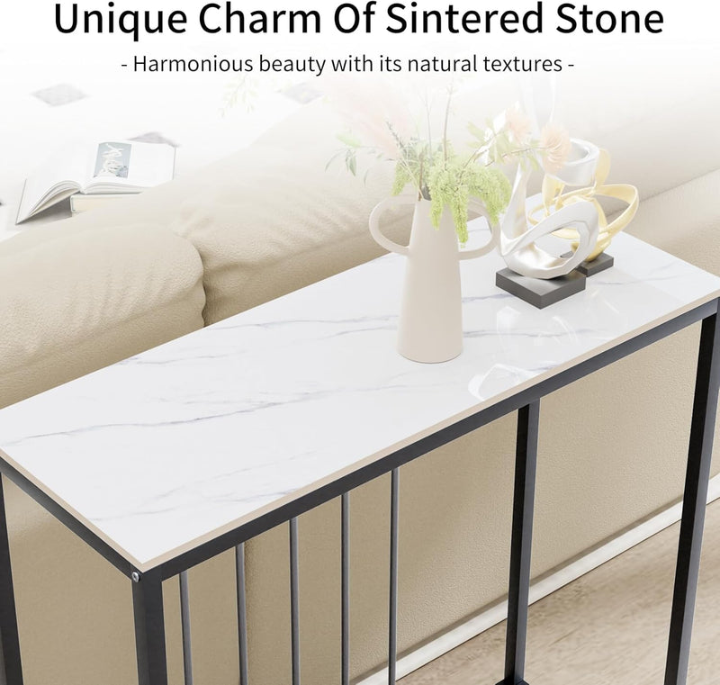 Entryway Console Table Hallway Decor: Snow Mountain Tabletop