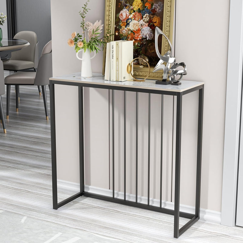 Entryway Console Table Hallway Decor: Snow Mountain Tabletop