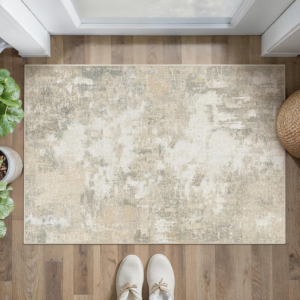 Area Rug Modern Abstract Rugs Living Room Large