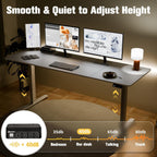 Electric Height Adjustable Standing Desk Sit Stand