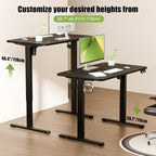Electric Height Adjustable Standing Desk Sit Stand