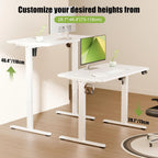 Electric Height Adjustable Standing Desk Sit Stand