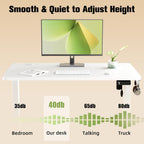 Electric Height Adjustable Standing Desk Sit Stand