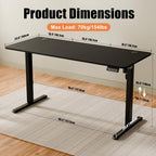 Electric Height Adjustable Standing Desk Sit Stand