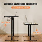 Electric Height Adjustable Standing Desk Sit Stand