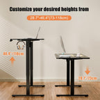 Electric Height Adjustable Standing Desk Sit Stand