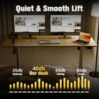 Electric Height Adjustable Standing Desk Sit Stand
