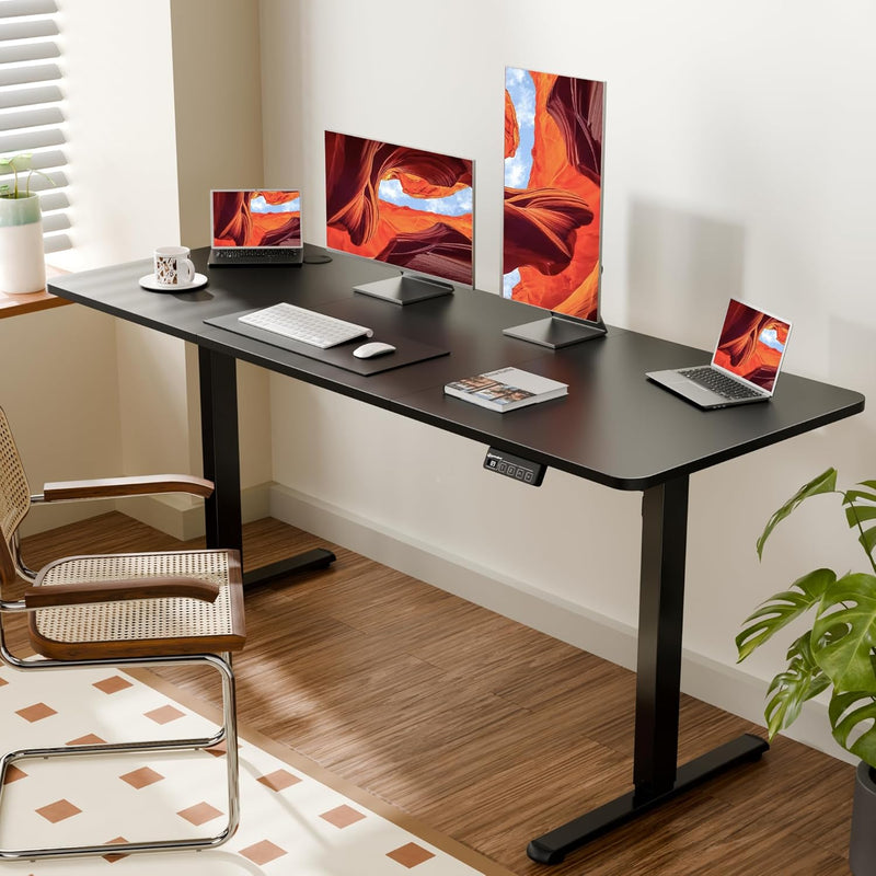 Electric Height Adjustable Standing Desk Sit Stand