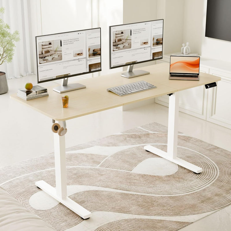 Electric Height Adjustable Standing Desk Sit Stand