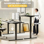 Electric Height Adjustable Standing Desk Sit Stand