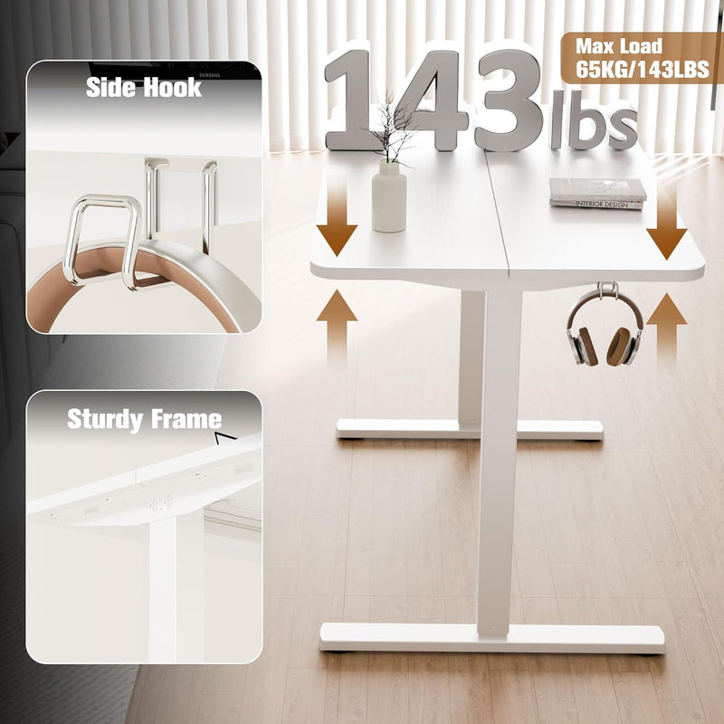 Electric Standing Desk 2 Memory Heights Height