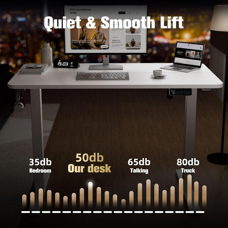 Electric Standing Desk 2 Memory Heights Height