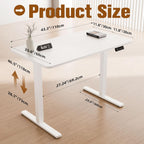 Electric Standing Desk 2 Memory Heights Height