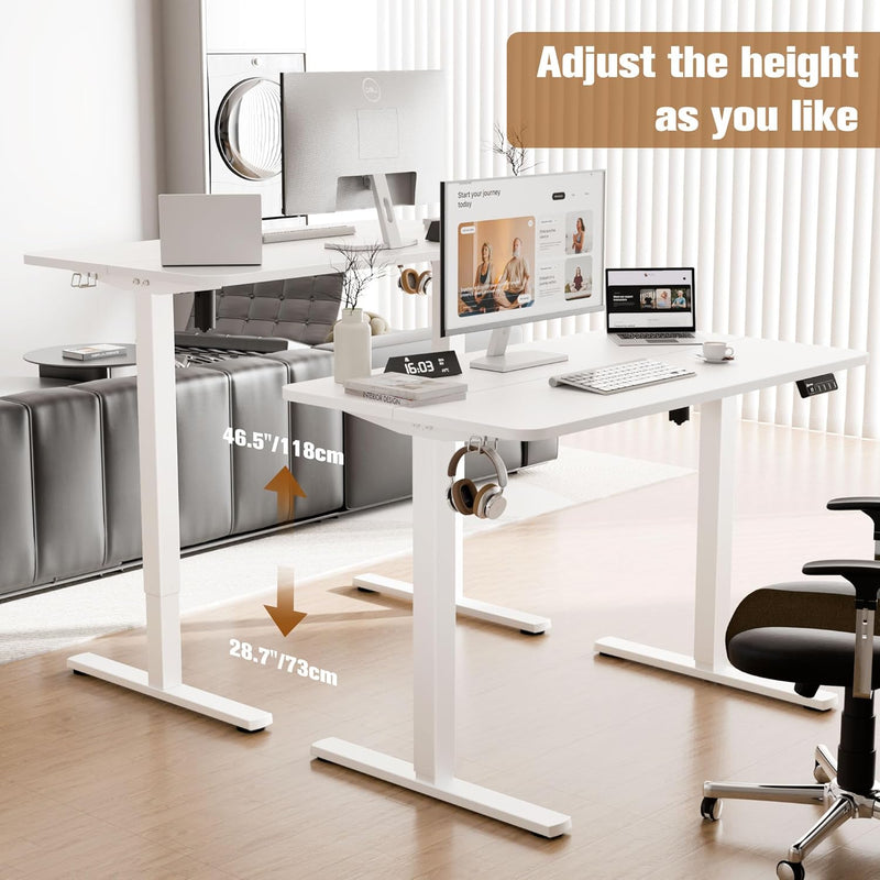 Electric Standing Desk 2 Memory Heights Height