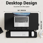 Ergomaker Standing Desk Converter 22" Wide Height