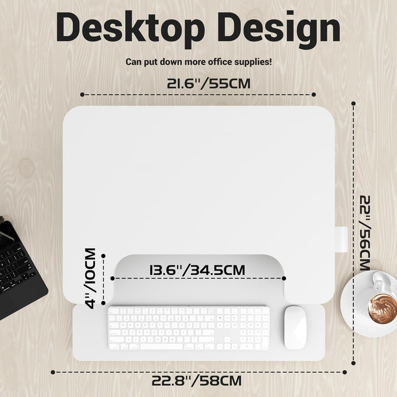 Standing Desk Converter 42’’ Height Adjustable Riser
